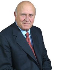 Fw De Klerk : An Interview With Fw De Klerk Tregernomics : When the world saw fw de klerk rise from his seat and offer.